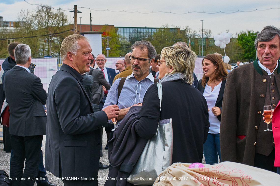 11. Mai 2017 - Grundsteinlegung für die LOGE und dem Kulturquadrat in Neuperlach